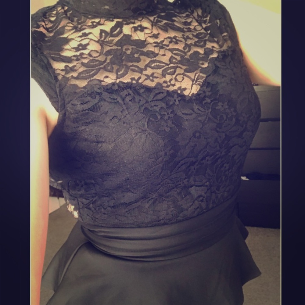 Lace Black Dress